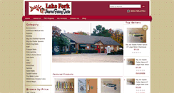 Desktop Screenshot of lakeforkmarina.net