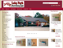 Tablet Screenshot of lakeforkmarina.net
